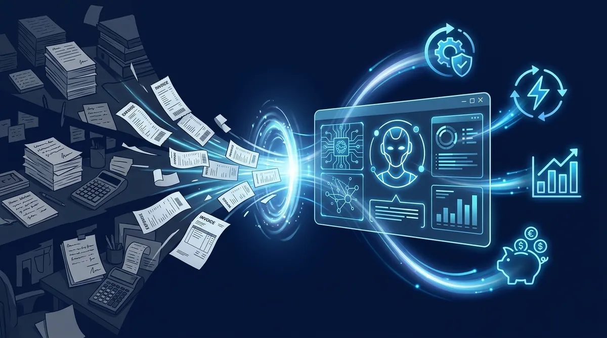 Hero illustration for the article Ce aduce nou Business Central 2026 Release Wave 1 (V28): Agenți AI, Gestionarea Cheltuielilor și Altele
